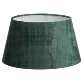 Luxe lampenkap vintage velvet groen - Ø40 cm - velvet - verlichting - lamp onderdelen - wonen - tafellamp