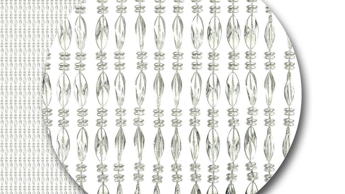 Vliegengordijnenexpert Chios - Vliegengordijn - 100x240 cm - Transparant