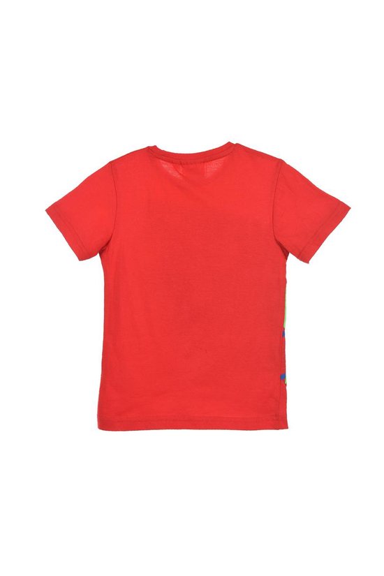 Paw Patrol T-shirt voor jongens, Rescue Squad bovenstuk, kindershirt, korte mouwen, rood, rood, 122/128 cm Paw Patrol T-shirt voor jongens, Rescue Squad bovenstuk, kindershirt, korte mouwen, rood, rood, 122/128 cm
