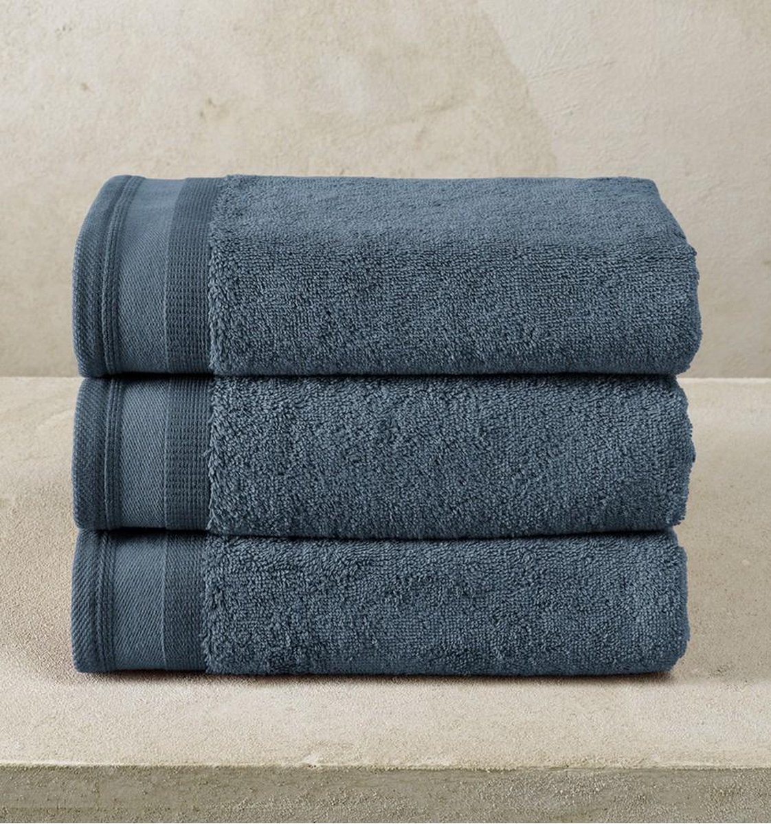 De Witte Lietaer handdoek Excellence 50x100 indigo
