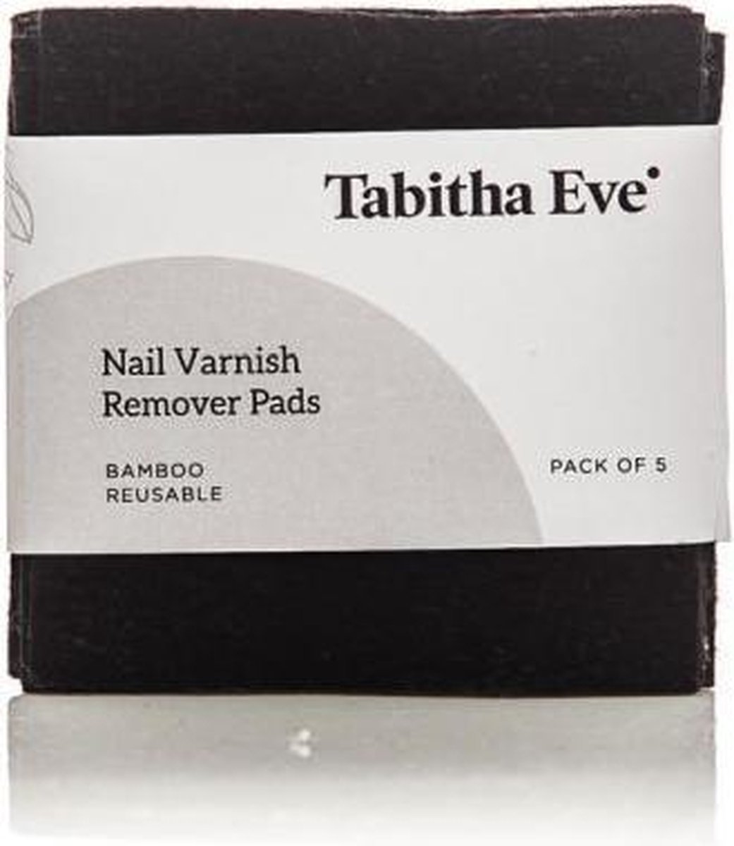 Tabitha Eve Herbruikbare nagellak remover pads (gemaakt van Bamboe) Set van 3 stuks