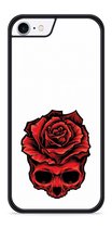 iPhone 8 Hardcase hoesje Red Skull - Designed by Cazy