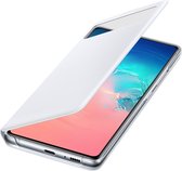 Samsung S View Wallet Hoesje - Samsung Galaxy S10 Lite - Wit