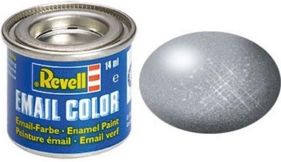 Revell #91 Steel (Ijzer) - Metallic - Enamel - 14ml Verf potje | bol.com