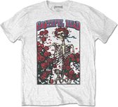 Grateful Dead Heren Tshirt -XL- Bertha & Logo Wit