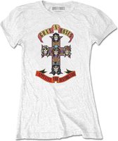 Guns N' Roses - Appetite For Destruction Dames T-shirt - L - Wit