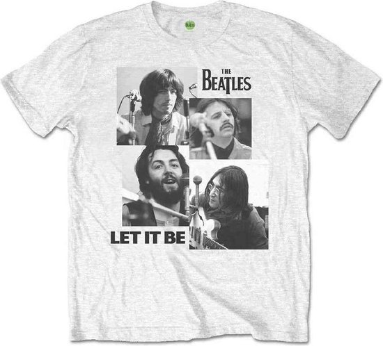 The Beatles - Let It Be Kinder T-shirt - Kids tm 10 jaar - Wit