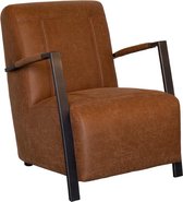 Industriële fauteuil Rosetta | stof Missouri cognac 03 | 66 cm breed