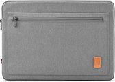 Laptoptas geschikt voor Acer Spin laptop sleeve - Waterafstotend Polyester met extra opbergvak - 14 inch - Grijs