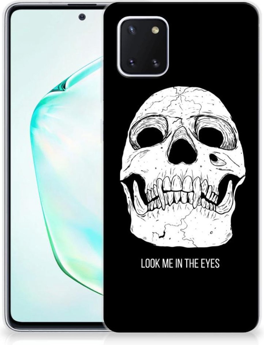 Silicone Back Case Samsung Galaxy Note 10 Lite Skull Eyes