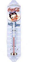 Betty Boop Thermometer Coca Cola - Blauw