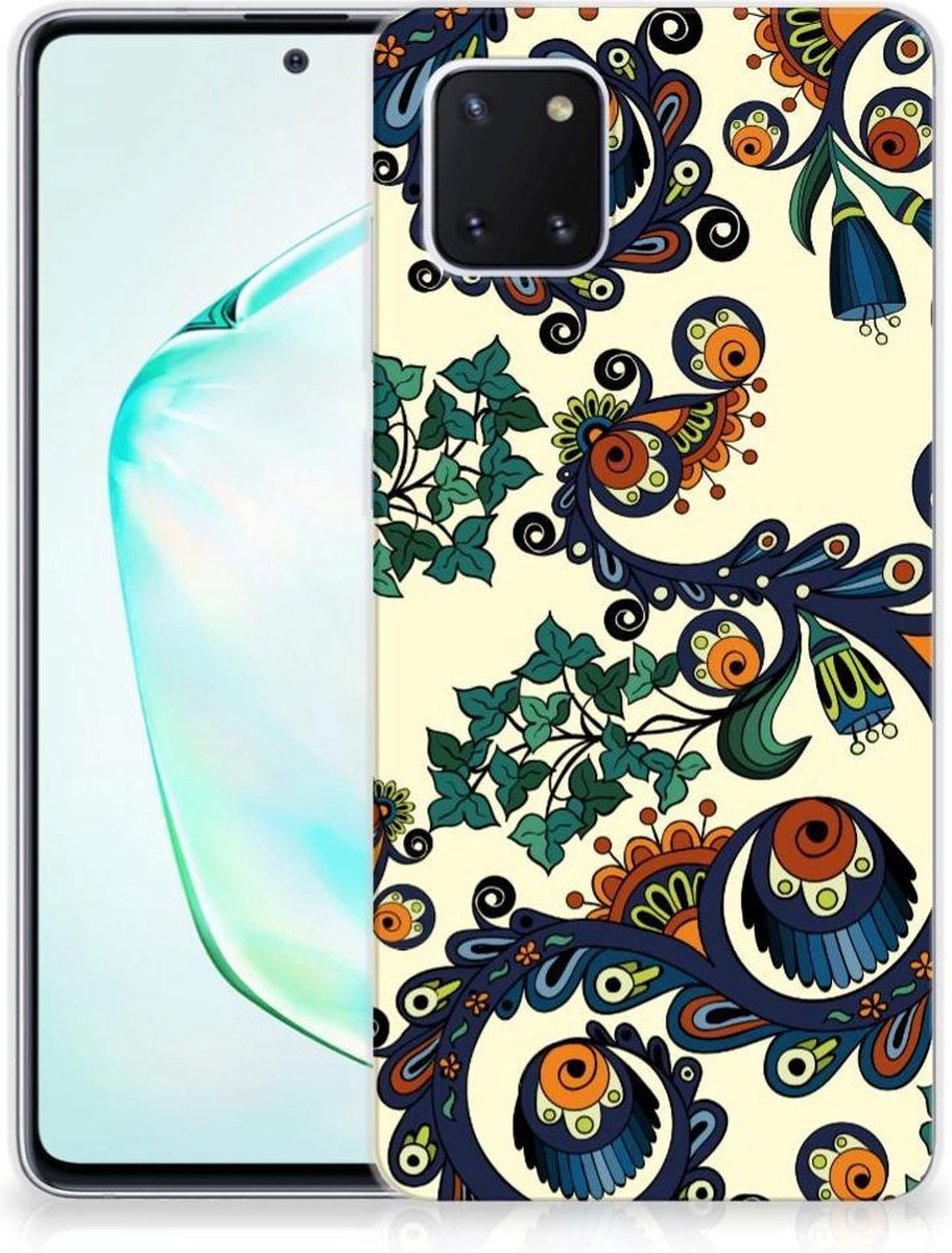Siliconen Hoesje Samsung Galaxy Note 10 Lite Barok Flower