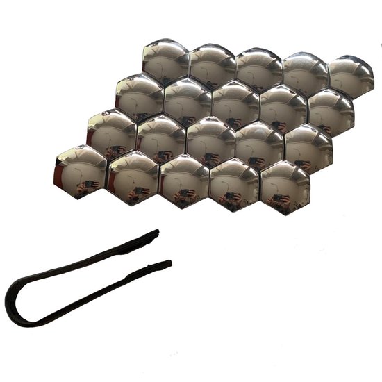 LICQIC Wielmoerdop 17mm Wielboutmoerdoppen, Zeshoekige Bandmoerdoppen met Verwijderingsgereedschapset voor Auto's LICQIC Wielmoerdop 17mm Wielboutmoerdoppen, Zeshoekige Bandmoerdoppen met Verwijderingsgereedschapset voor Auto's