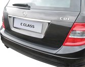 RGM ABS Achterbumper beschermlijst passend voor Mercedes-Benz C-Klasse W204 Kombi 2007-(AMG) Zwart