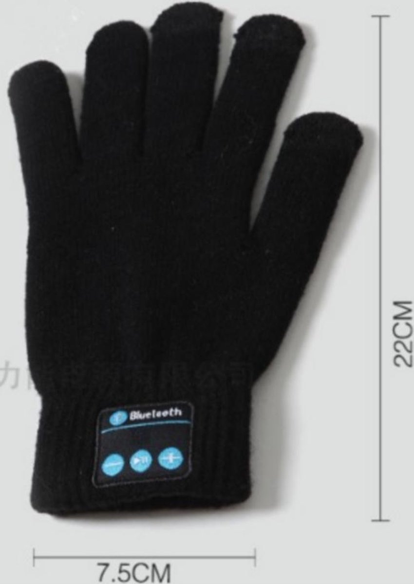 geduldig Verspilling Bewustzijn bluetooth handschoenen met swipe functie kleur zwart | bol.com