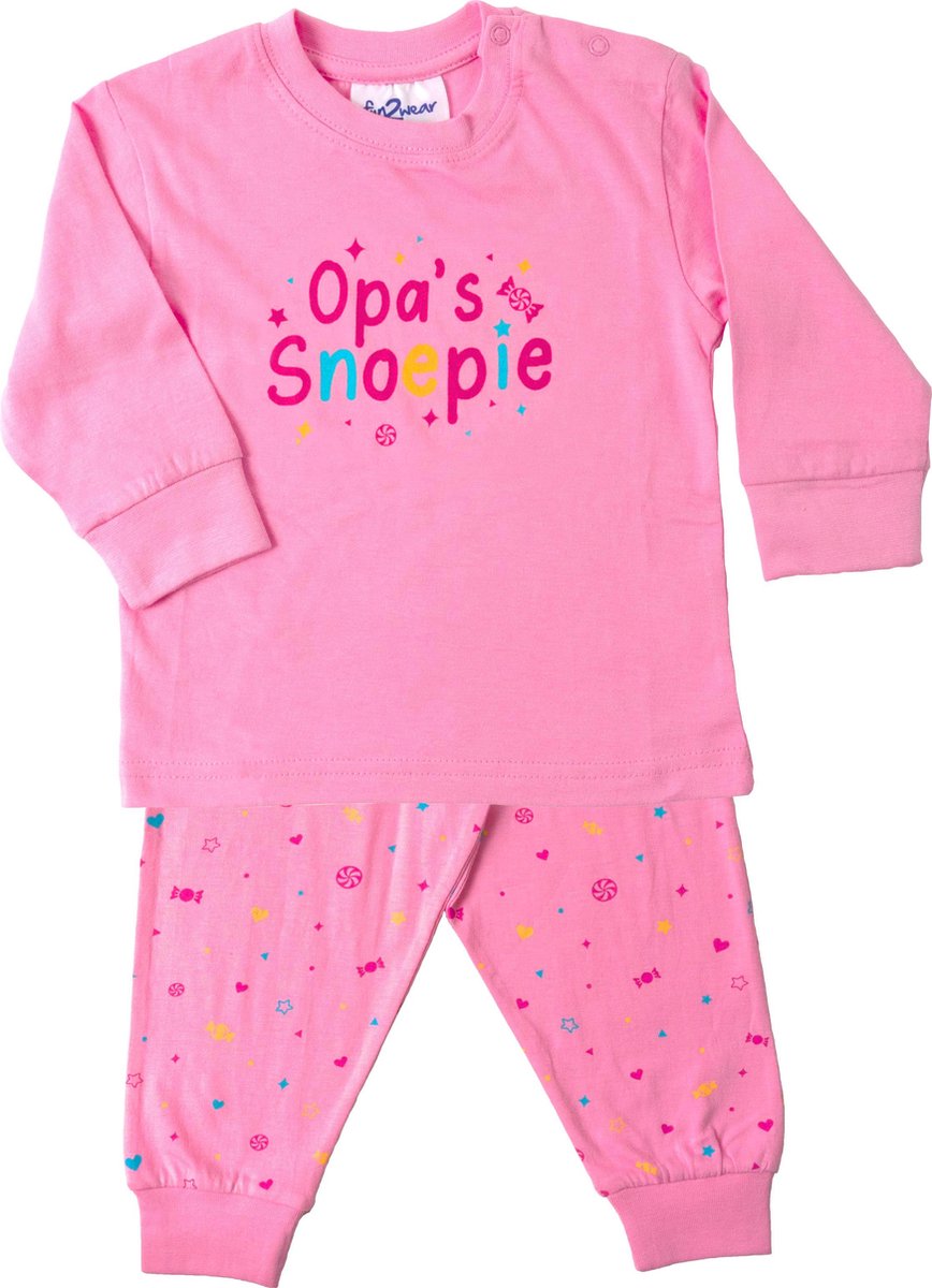 Fun2Wear Pyjama Opa's Snoepie Roze