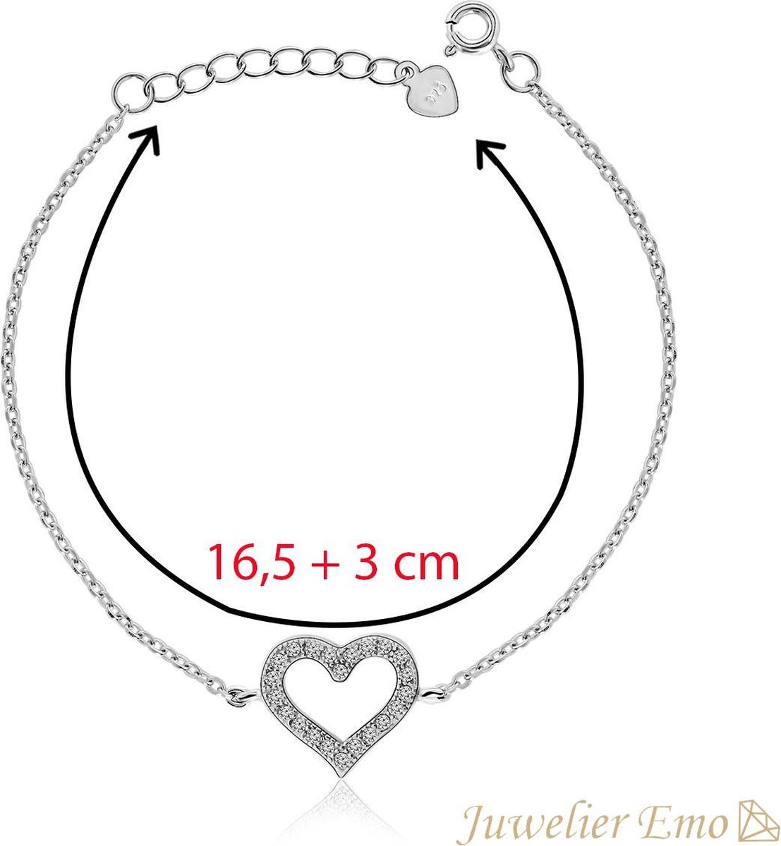 AMTBBK 925 sterling zilveren armband, solide identiteitskoppeling, verstelbare armband voor dames en heren, geschenken voor haar, vriendin, moeder