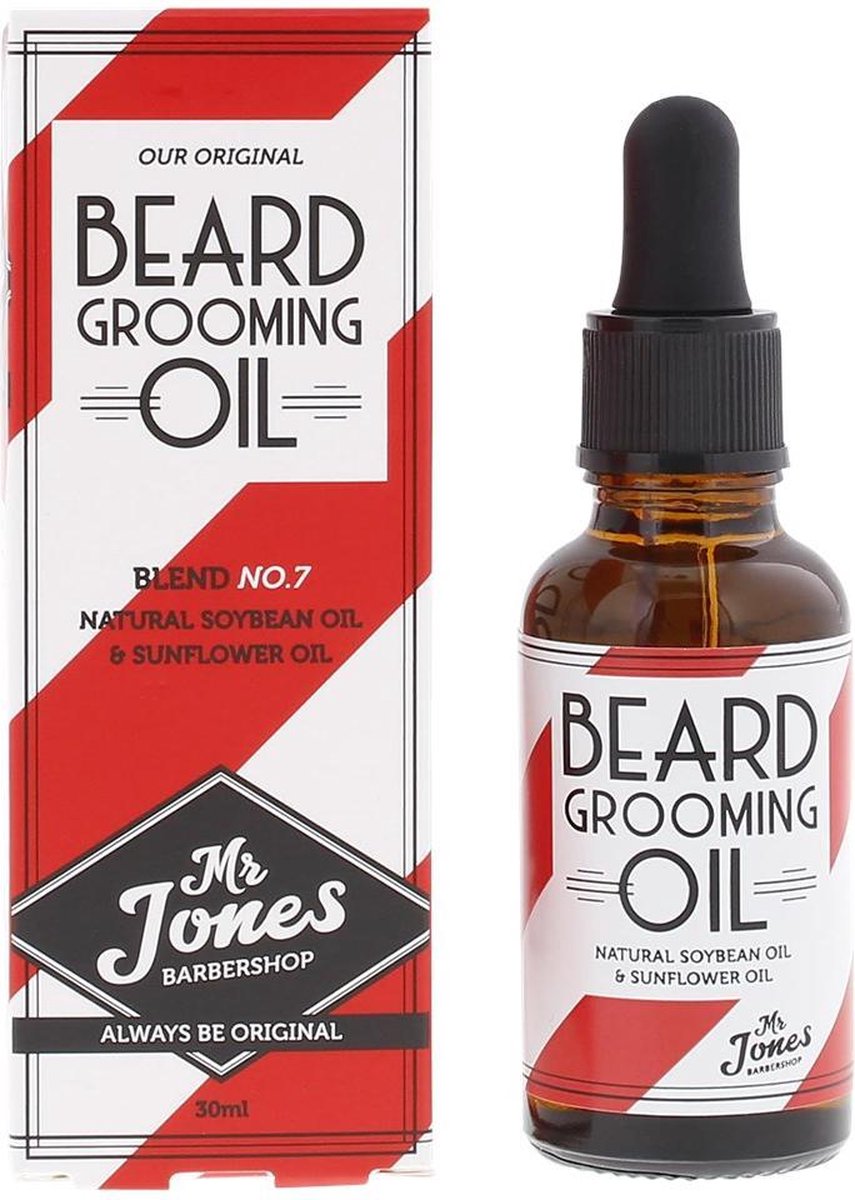 Mr. Jones Baardolie - 30ml Premium olie voor een glanzende baard - Breng uw  baard in... | bol