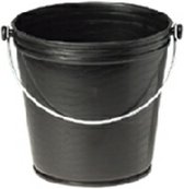 Bucket Robust - Godet de construction - 10L - Noir