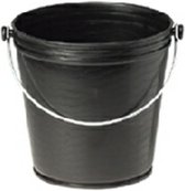 Emmer Robuust - Bouw Emmer - 10L - Zwart