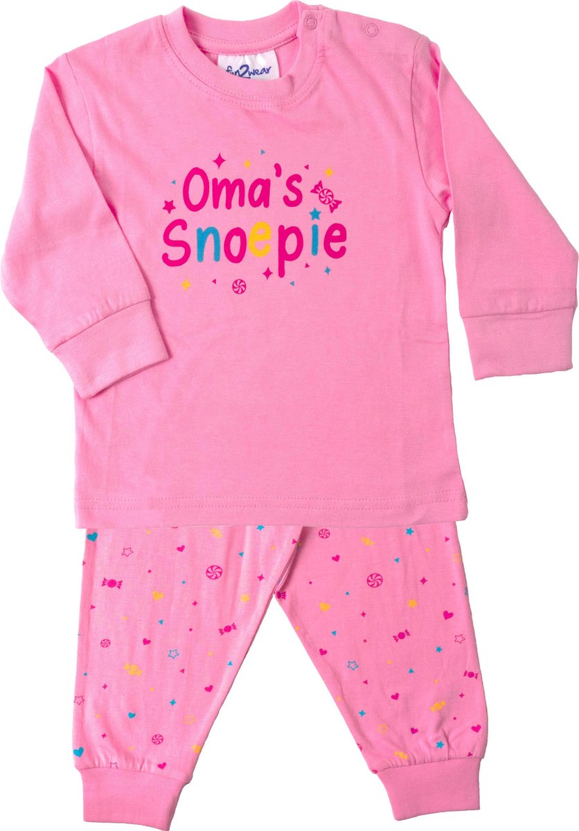 Fun2wear Pyjama Oma's Snoepie maat 128