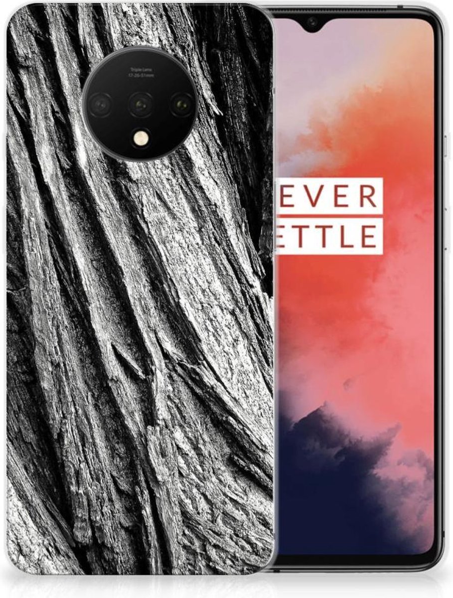 Bumper Hoesje OnePlus 7T Boomschors Grijs