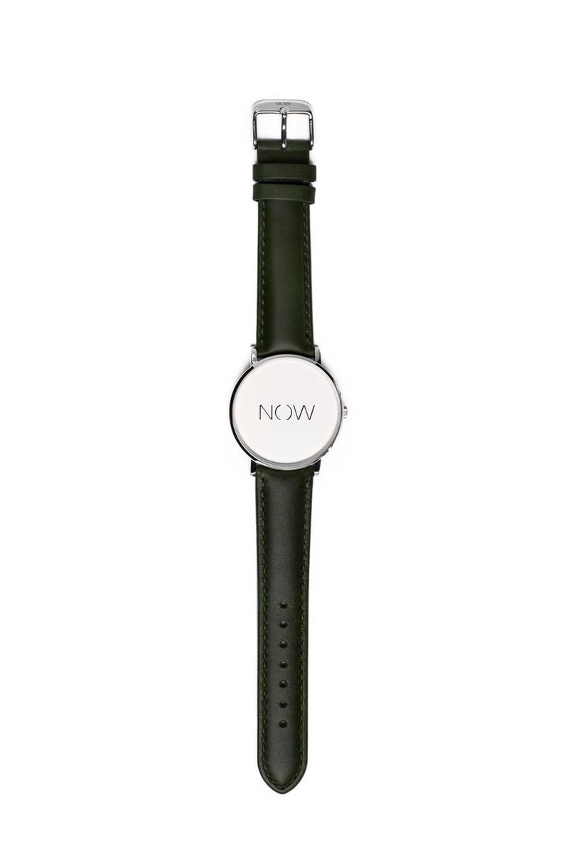 NOW Watch | Groen | Bold Collectie | Horloge zonder tijd | Armband | Mindfulness | Sieraad met betekenis