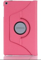 Xssive Tablet Hoes Case Cover voor Samsung Galaxy Tab A 8.0 2019 T290 - 360° draaibaar - Hot Pink