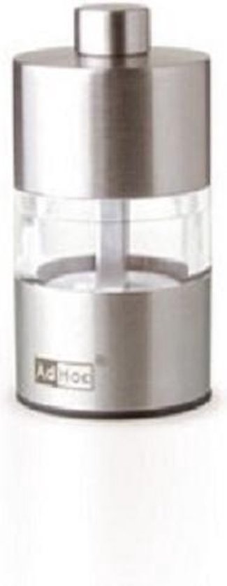 Adhoc - Minimill Peper- of Zoutmolen - Roestvast Staal - Zilver