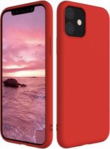 Luxe Back cover voor Apple iPhone 11 Pro - Rood - TPU Case - Siliconen Hoesje