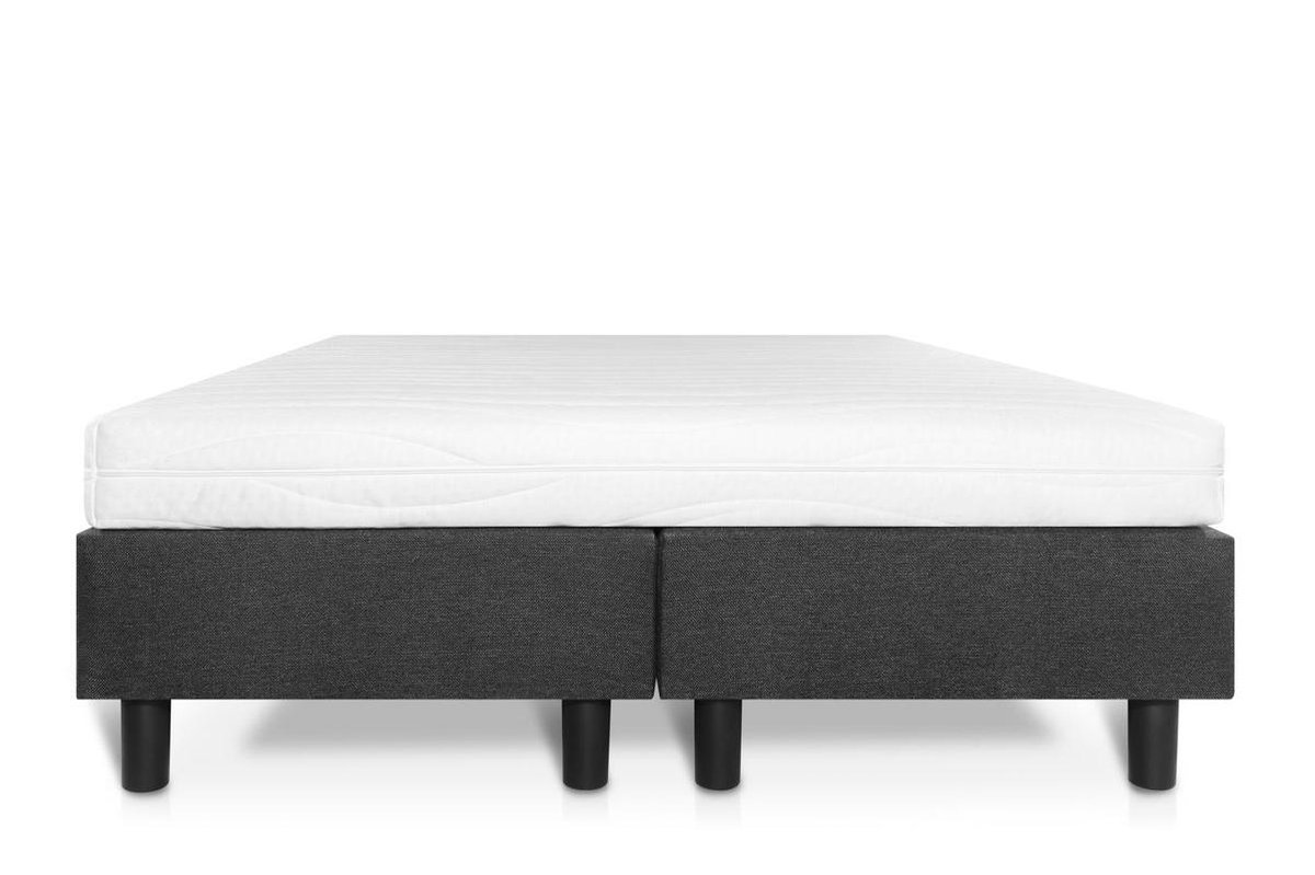 Beddenplein 4045 Boxspring Student Basic Antraciet 140x200 - afbeelding 3