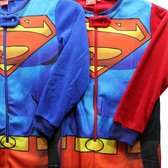 Superman Kinder Onesie Blauw / Rood - Officiële Merchandise