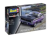 Revell Modelbouwset Plymouth Aar Cuda 1:25 Paars 128-delig