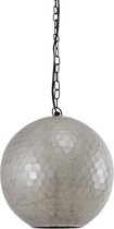 PTMD Hanglamp Honeycomb zilver 25 x Ø25