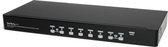 StarTech 8-poort 1U-Rack USB KVM-switch met OSD en Bekabeling
