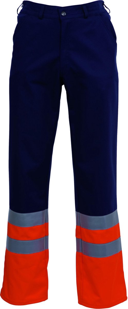 HAVEP Werkbroek High Visibility 8397 - Marine/Fluo Oranje - 52