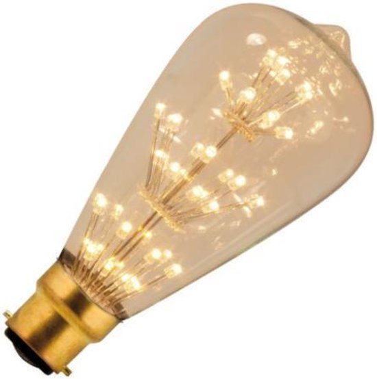 Calex rustikalamp LED pearl 2W (vevangt 20W) bajonetfitting B22d - Calex