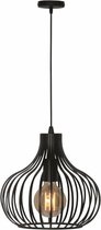 Agila hanglamp 1 lichts d: 28cm zwart - Modern - Freelight - 2 jaar garantie