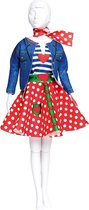 Making Couture Outfit kit Lucy Polka Dots - Dress YourDoll - PN-0164659