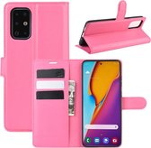 Samsung Galaxy S20 Plus (S20+) hoesje - Wallet bookcase - Roze - GSM Hoesje - Telefoonhoesje Geschikt Voor: Samsung Galaxy S20 Plus (S20+)