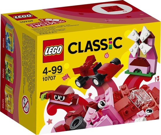 LEGO Classic Rode Creatieve Doos - 10707 | bol.com
