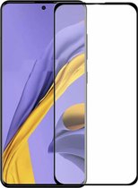 Samsung Galaxy A51 - Full Cover Screenprotector - Gehard Glas - Zwart