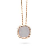Velini jewels -P6330BRG -Ketting+Hanger -925 Zilver rosé -Gekleurde Cubic Zirkonia