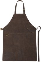 Bbq Schort Leer - BBQ Schort Leder - A Kwaliteit Leder - Kook schort - barbecue schort - Handgemaakt Lederen Schort