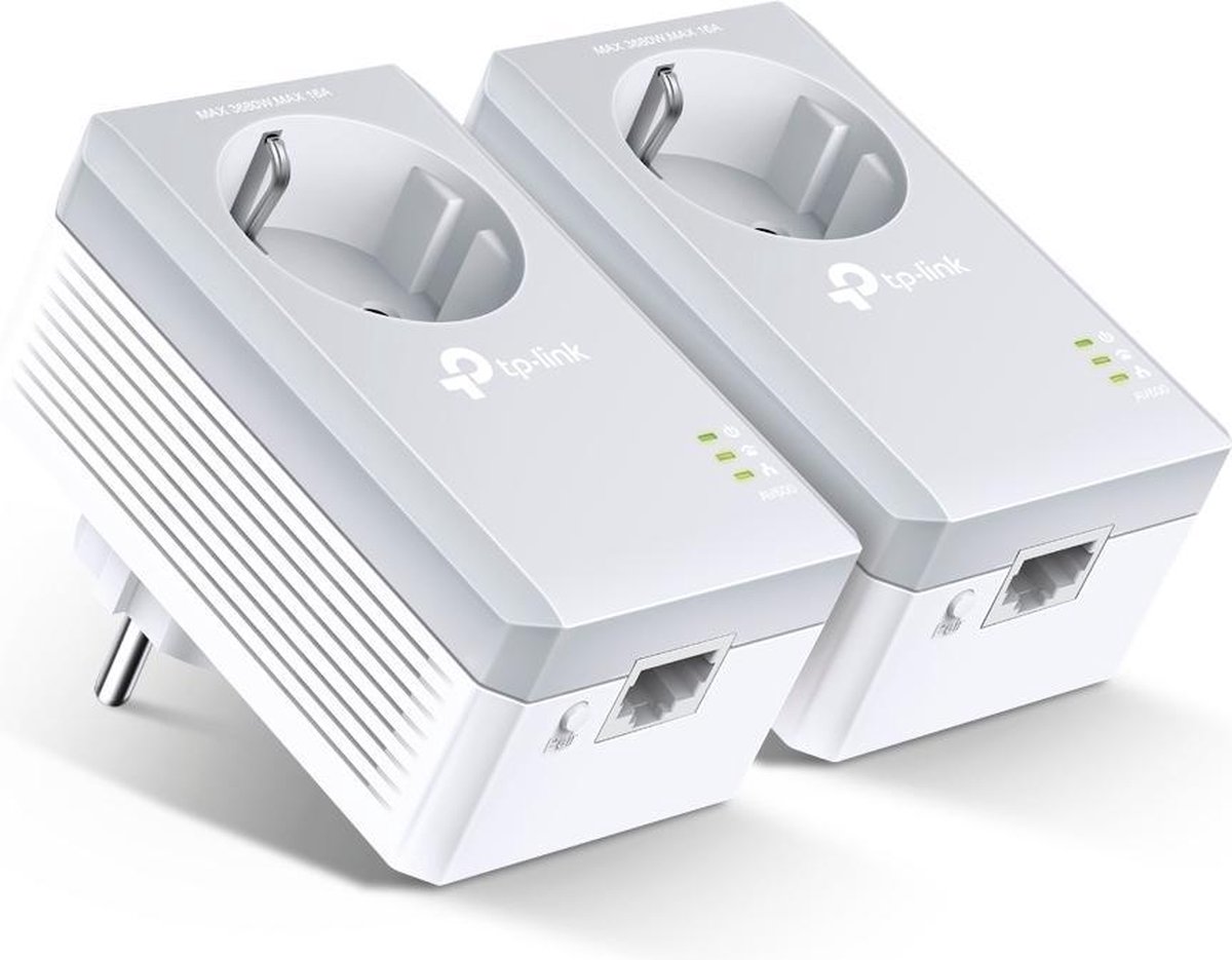 TPLink TLPA4010P KIT Powerlineadapter Zonder wifi 2 Stuks NL
