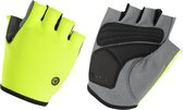 AGU Solid Handschoenen Essential Unisex Fietshandschoenen - Maat M - Geel