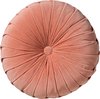 Dutch Decor - KAJA - Sierkussen rond velvet 40 cm - Muted Clay - roze