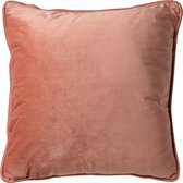 FINN - Kussenhoes velvet Muted Clay 45x45 cm - roze