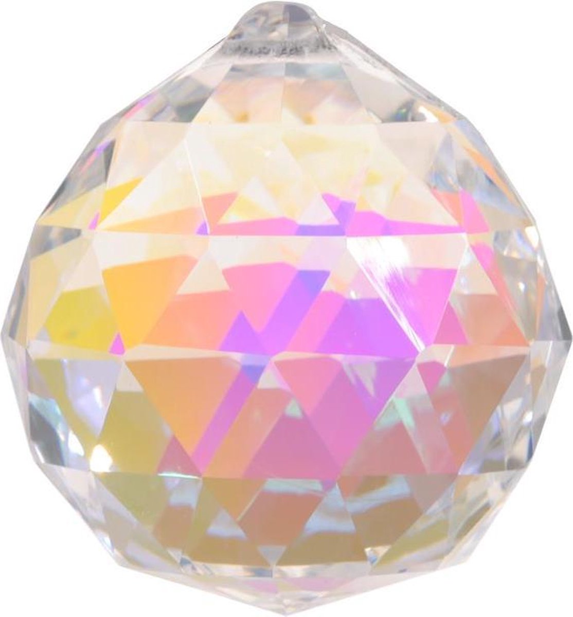 Regenboogkristal bol donker parelmoer AAA kwaliteit - 4 cm (1 stuks)