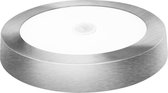 LED plafondlamp - beweging sensor - rond - Neutraal wit - zilver - 18W